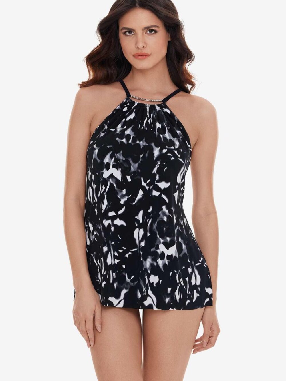 Magicsuit  Parker Swim Dress in Dream State, Black Multi Women Sizes  NWT